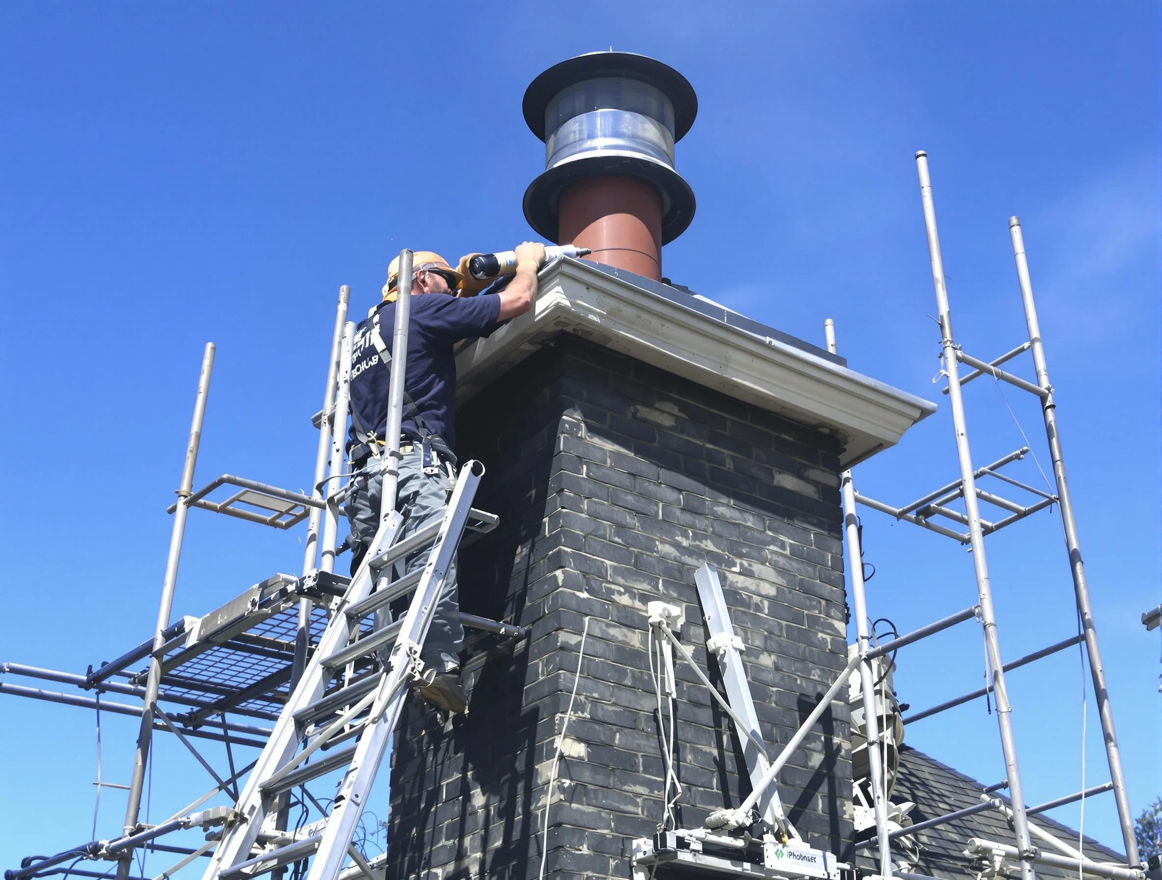 Sturdy chimney crown finished by Sugar Hill Chimney Sweep in Sugar Hill, GA