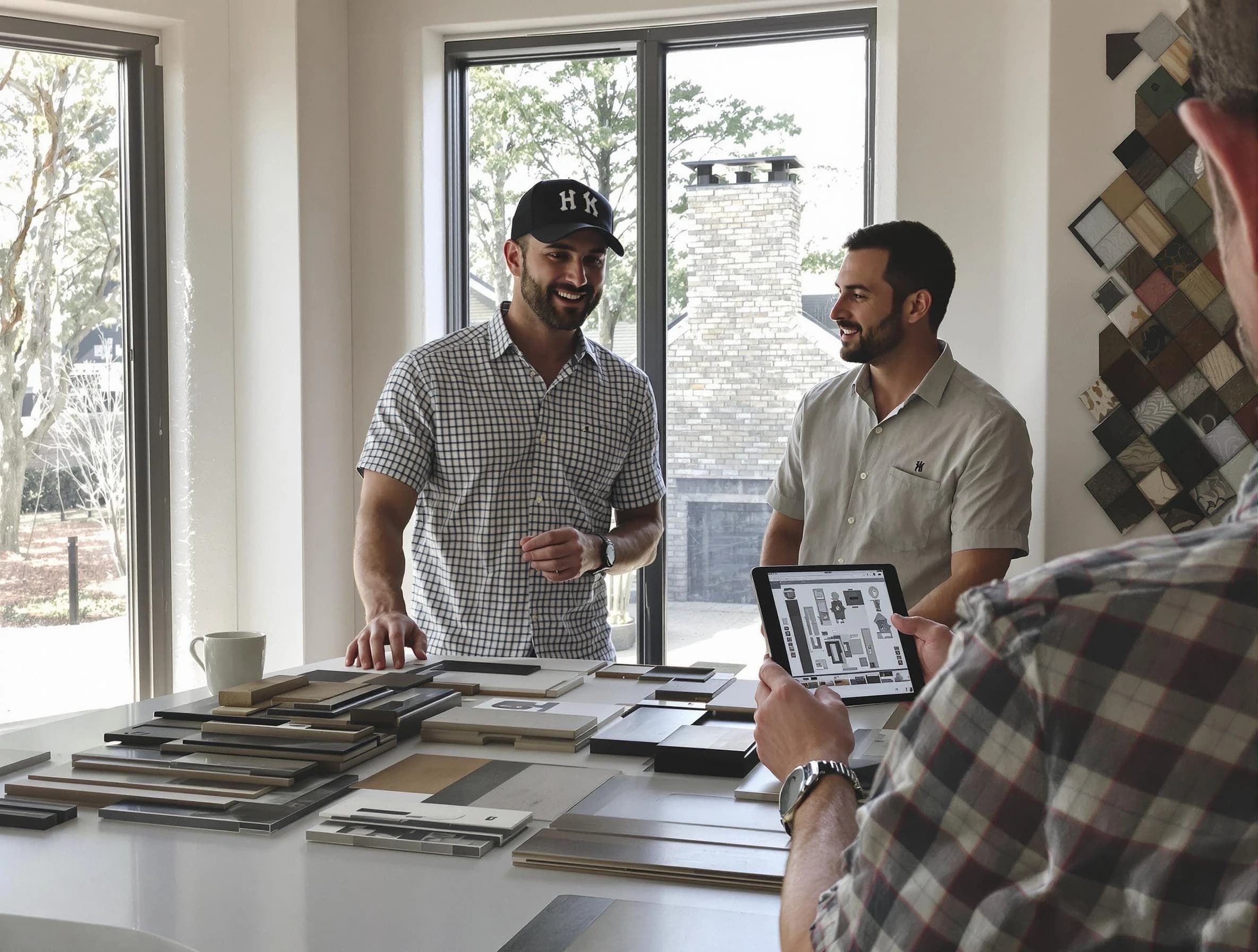 Sugar Hill Chimney Sweep remodeling a chimney and fireplace in Sugar Hill, GA