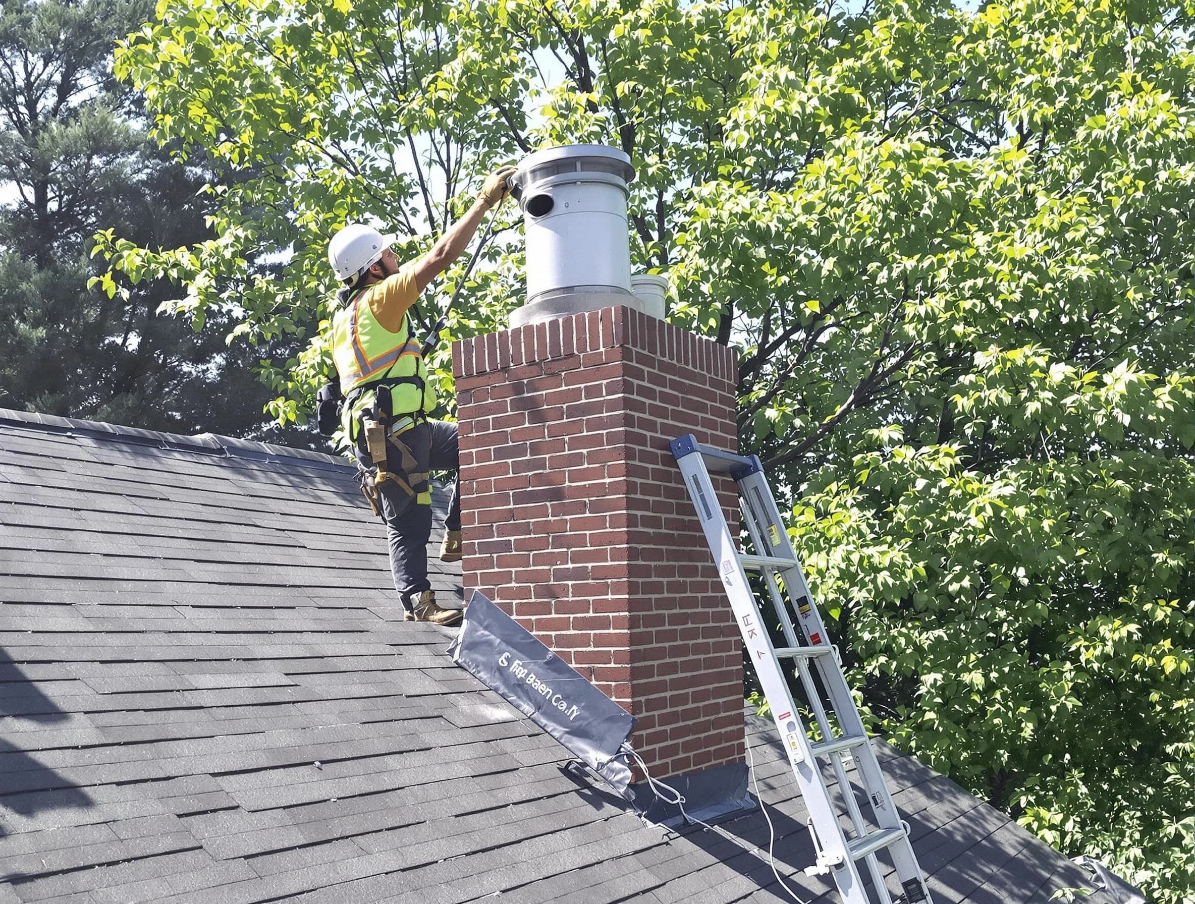 Chimney liner inspection by Sugar Hill Chimney Sweep in Sugar Hill, GA