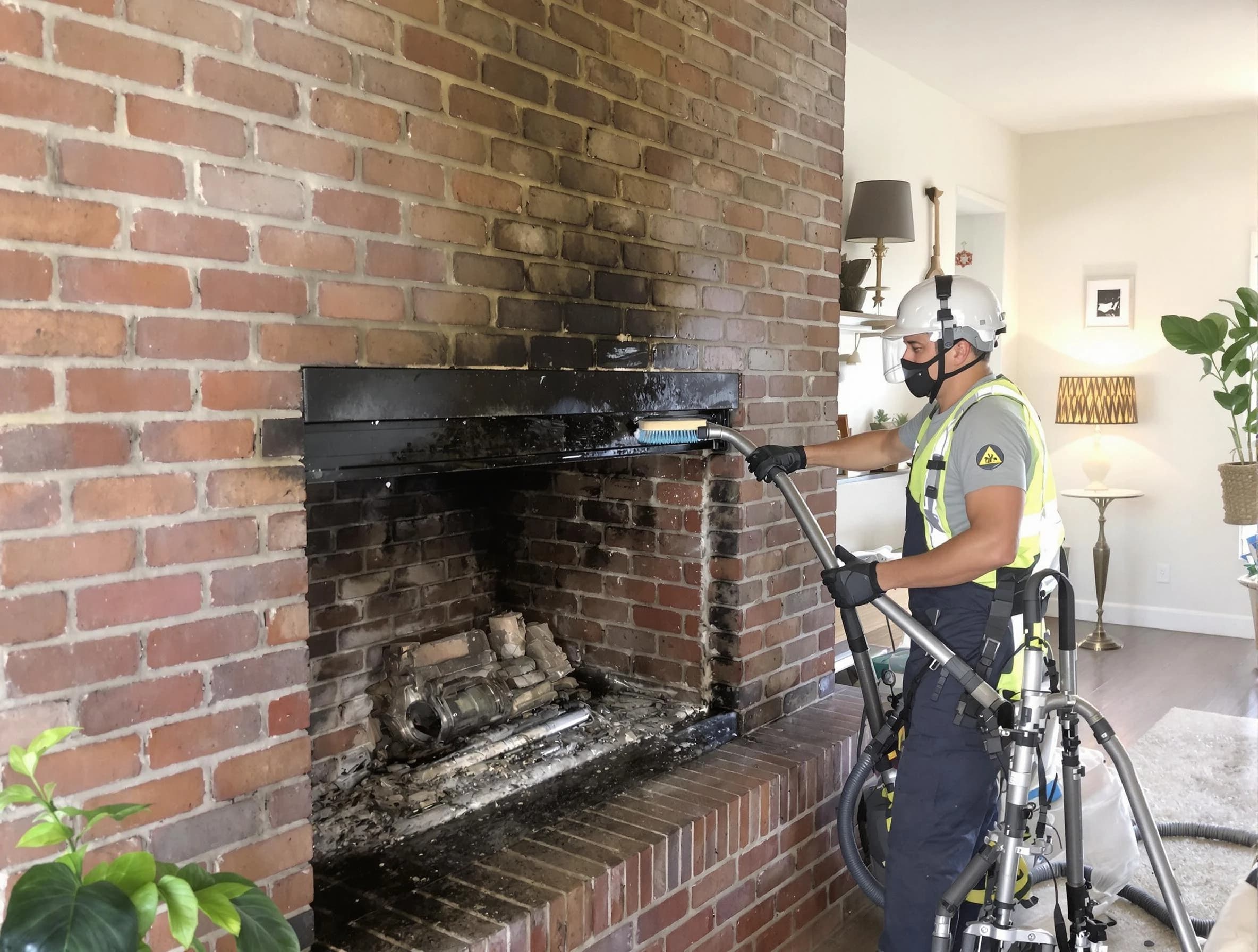 Sugar Hill Chimney Sweep providing fireplace cleaning services in Sugar Hill, GA