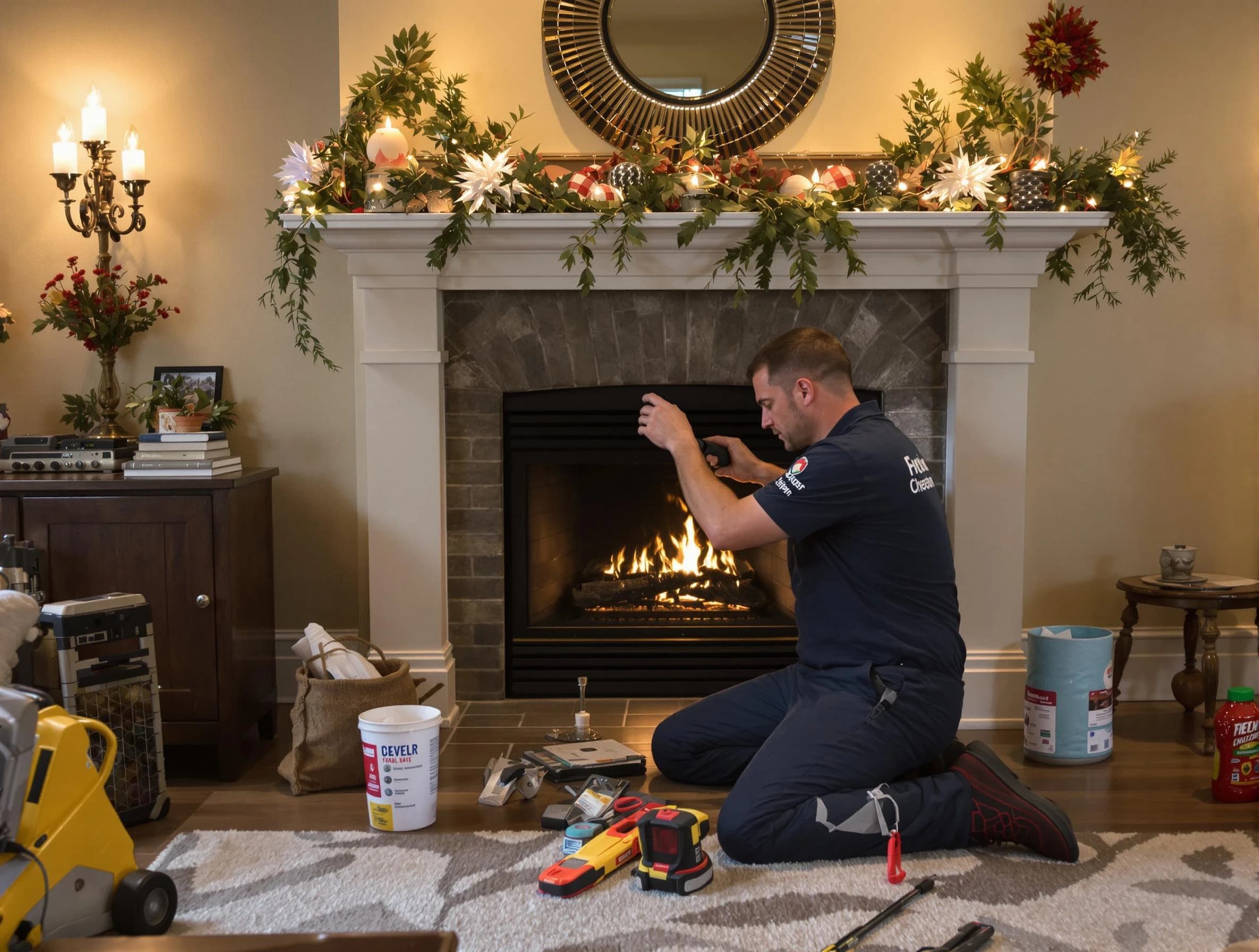 Sugar Hill Chimney Sweep offering fireplace maintenance services in Sugar Hill, GA