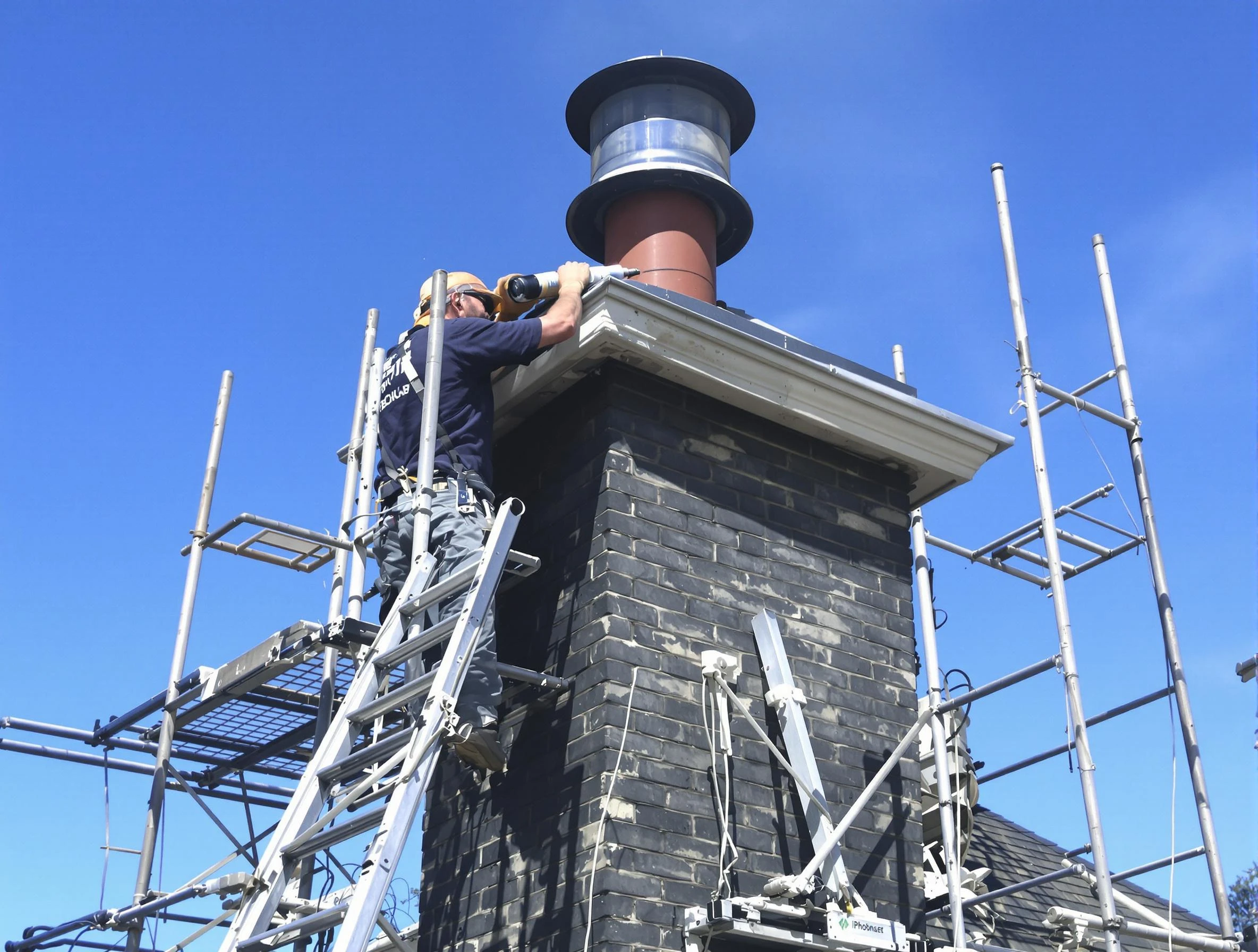 Sturdy chimney crown finished by Sugar Hill Chimney Sweep in Sugar Hill, GA